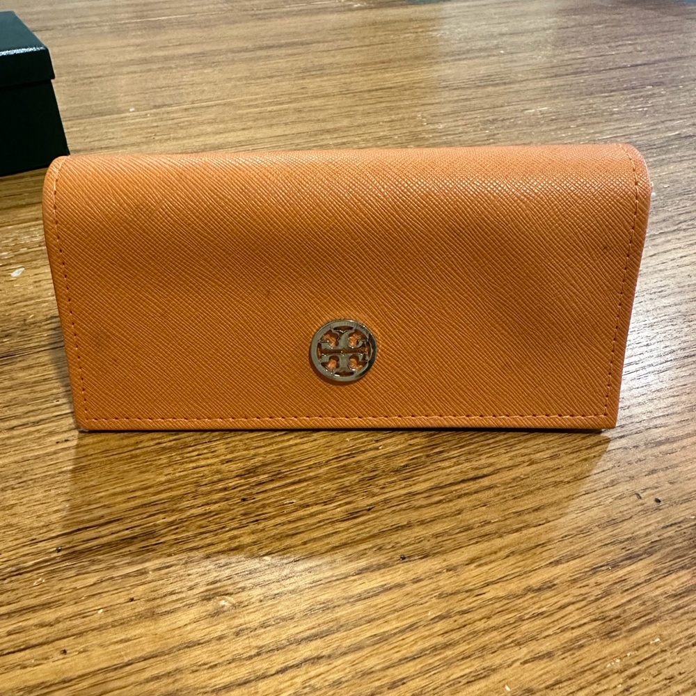 TORY BURCH Orange Sunglasses Clutch